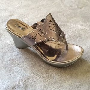 Carlos Santana Silver Wedges